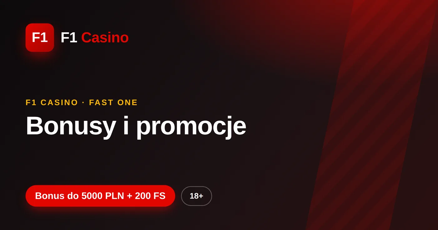 F1 Casino bonus powitalny