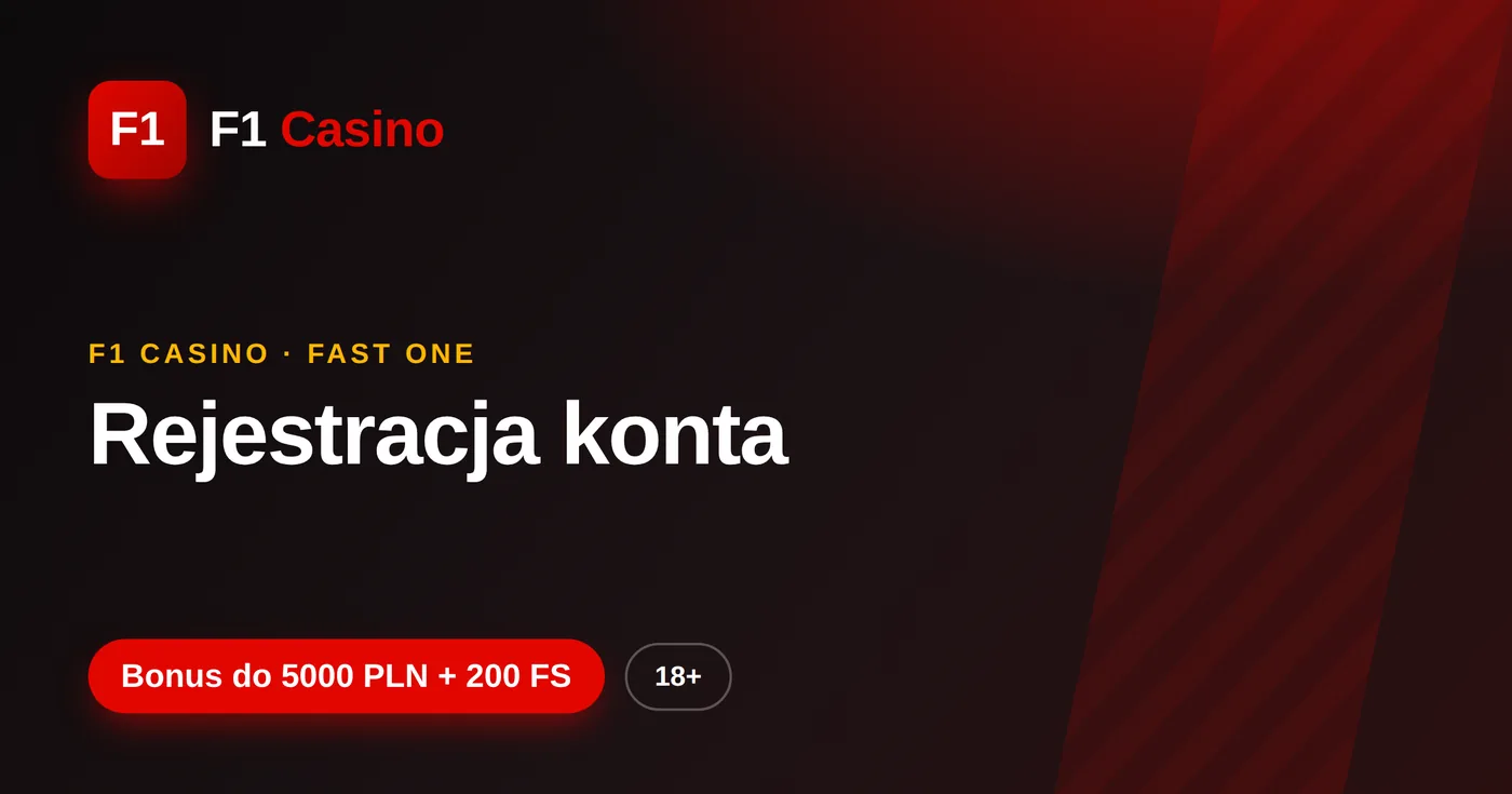 F1 Casino rejestracja